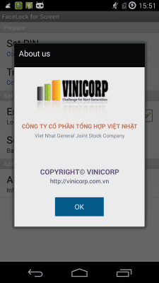 Screenshot of the application Lock by Face - #5