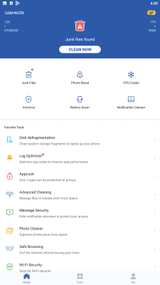 Screenshot of the application Clean Master - Antivirus & Cache Cleaning - #2