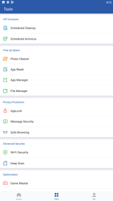 Screenshot of the application Clean Master - Antivirus & Cache Cleaning - #3