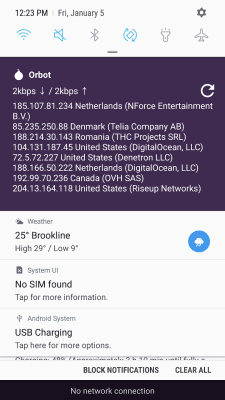 Screenshot of the application Orbot: Tor for Android - #5