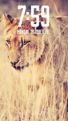 Screenshot of the application Keypad lock screen - #7