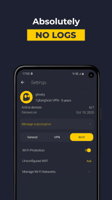 Screenshot of the application CyberGhost - #3