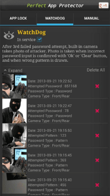 Screenshot of the application Perfect AppLock(App Protector) - #3