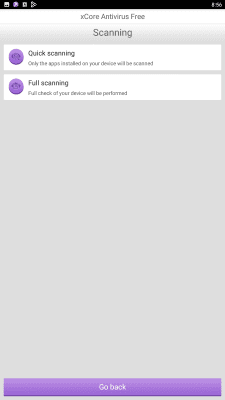 Screenshot of the application xCore Antivirus - #2