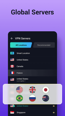 Screenshot of the application VPN Proxy Master - #3