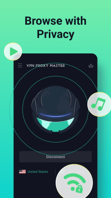 Screenshot of the application VPN Proxy Master - #4