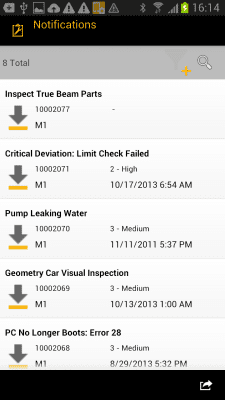 Screenshot of the application SAP Work Manager - #2