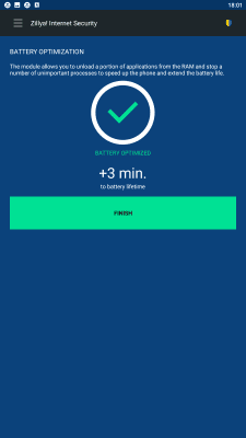 Screenshot of the application Zillya! Internet Security&Scanner for Android - #5