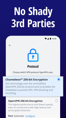 Screenshot of the application VyprVPN for Android - #3