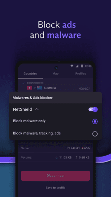 Screenshot of the application ProtonVPN - #4