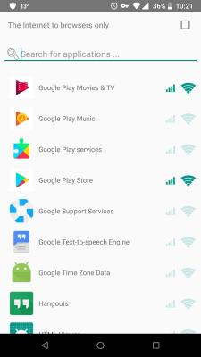 Screenshot of the application AdLocker - Free Adblock & Firewall - #2