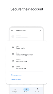 Screenshot of the application Google Family Link (for parents) - #4