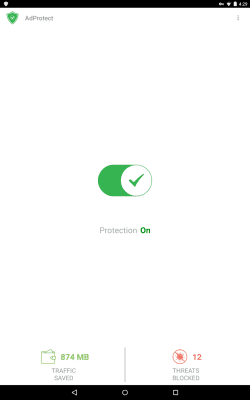 Screenshot of the application AdProtect - Free Adblock & Firewall - #5