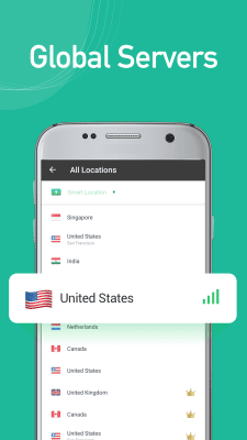 Screenshot of the application VPN Proxy Master lite - #2