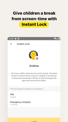 Screenshot of the application Norton Family Parental Control - #6