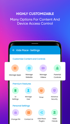 Screenshot of the application Kids Place - #7