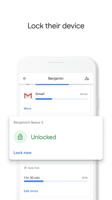 Screenshot of the application Google Family Link parental controls - #5
