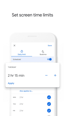 Screenshot of the application Google Family Link parental controls - #7