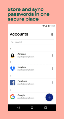 Screenshot of the application Dropbox Passwords - #2