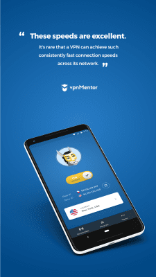 Screenshot of the application HMA VPN - Wi-Fi protection and proxy server - #6