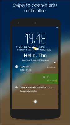 Screenshot of the application Hi Locker - lock screen - #2