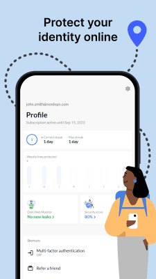 Screenshot of the application NordVPN - #3