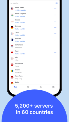 Screenshot of the application NordVPN - #6