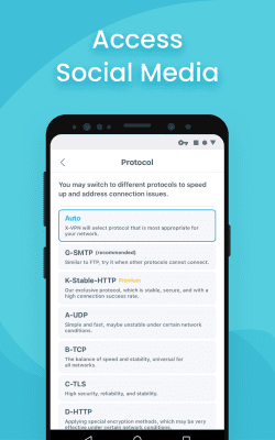 Screenshot of the application X-VPN - #3