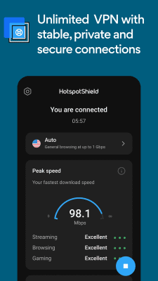 Screenshot of the application Hotspot Shield VPN - #4