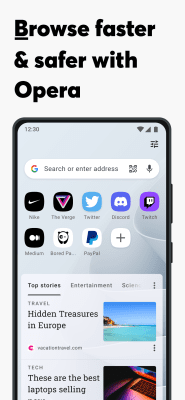 Screenshot of the application Opera browser - #3