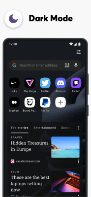Screenshot of the application Opera browser - #8