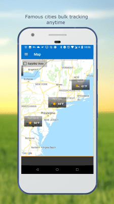 Screenshot of the application Weather & Clock Widget - #7