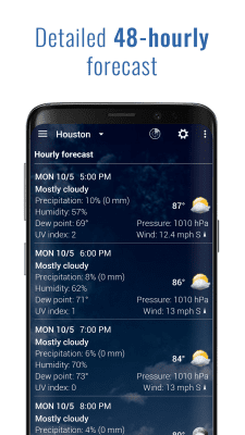 Screenshot of the application Transparent clock & weather - #6