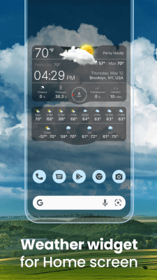 Screenshot of the application Weather Live - #2