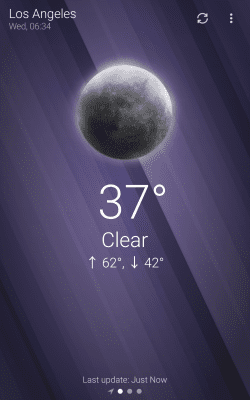 Screenshot of the application MacroPinch Weather - #5