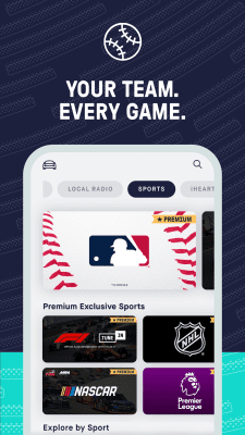 Screenshot of the application TuneIn Radio - #7