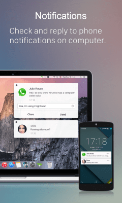 Screenshot of the application AirDroid - #3