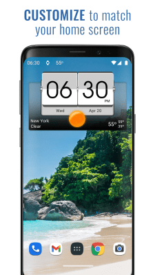Screenshot of the application 3D Flip Clock & World Weather - #2