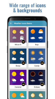 Screenshot of the application 3D Flip Clock & World Weather - #7