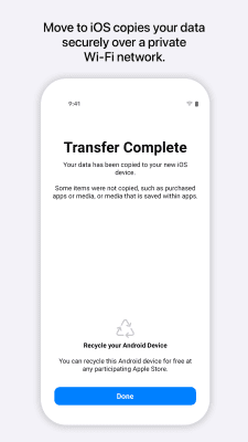 Screenshot of the application Move to iOS - #2