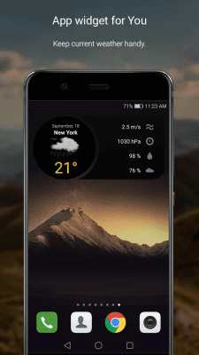 Screenshot of the application Weather US 16 days forecast - #4
