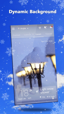 Screenshot of the application GO Weather - #2