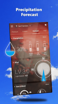 Screenshot of the application GO Weather - #4