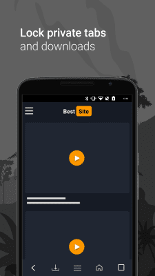 Screenshot of the application Downloader & Private Browser - Kode Browser - #3