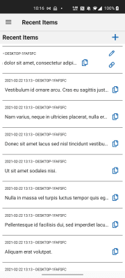 Screenshot of the application ClipboardFusion - #2