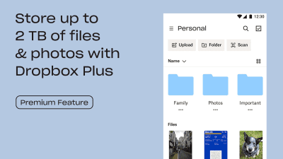 Screenshot of the application Dropbox Android - #3