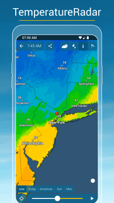 Screenshot of the application Weather & Radar - #4