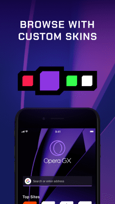 Screenshot of the application Opera GX for Android - #2