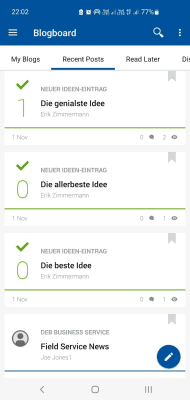 Screenshot of the application HCL Connections - #6