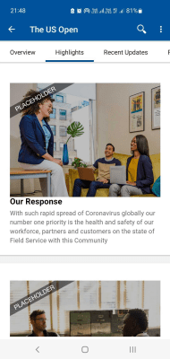 Screenshot of the application HCL Connections - #7